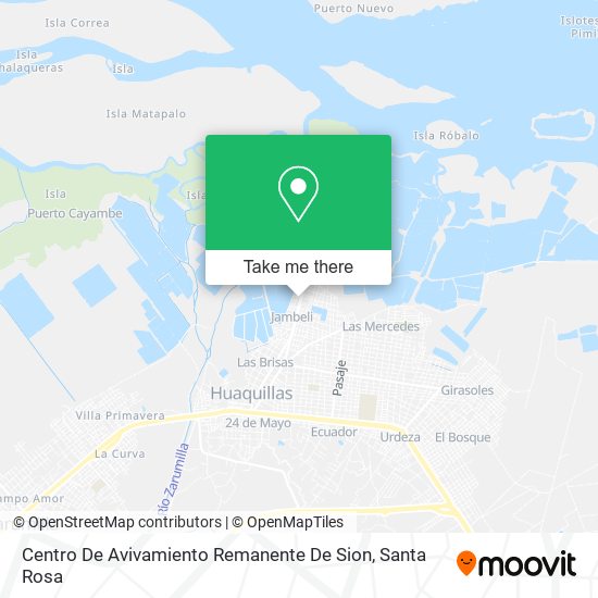 Mapa de Centro De Avivamiento Remanente De Sion