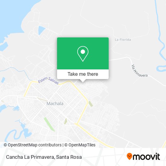 Cancha La Primavera map