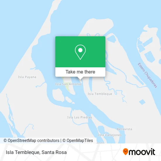 Isla Tembleque map