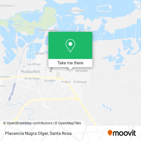 Placencia Nugra Olger map