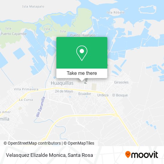 Velasquez Elizalde Monica map