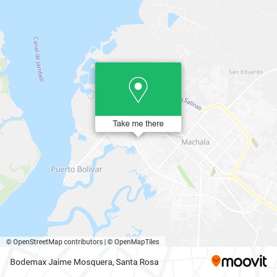 Bodemax Jaime Mosquera map