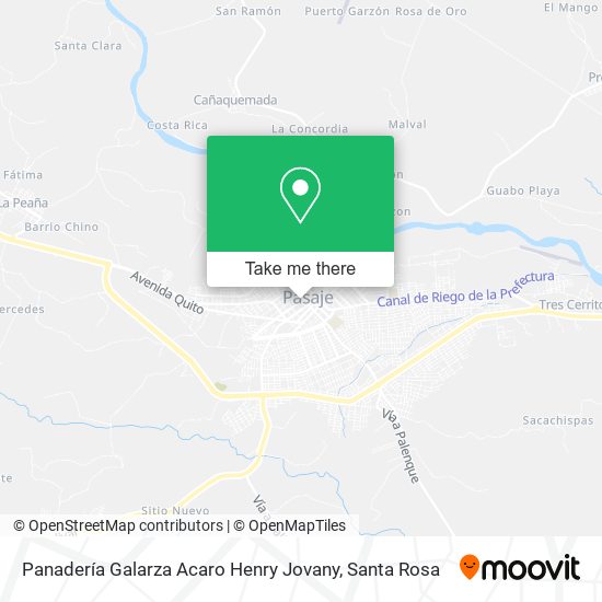 Panadería  Galarza Acaro Henry  Jovany map