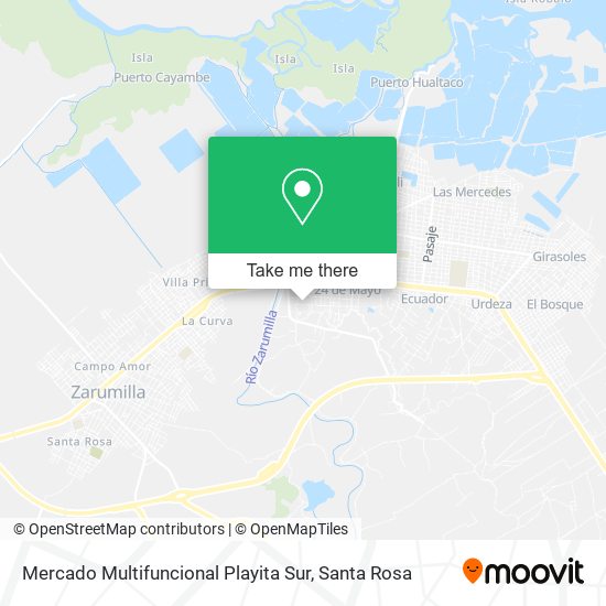 Mapa de Mercado Multifuncional Playita Sur