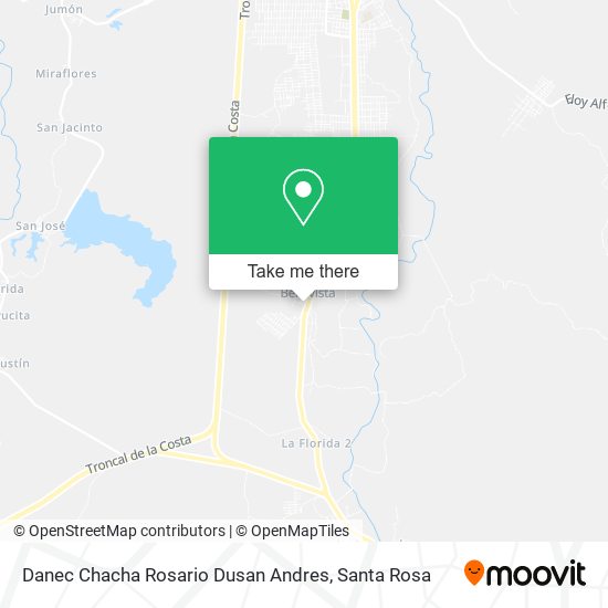 Mapa de Danec Chacha Rosario Dusan Andres