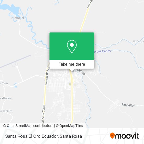 Santa Rosa El Oro Ecuador map