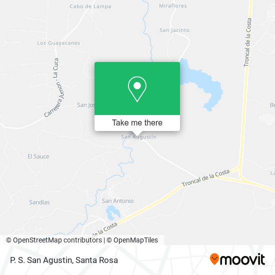 Mapa de P. S. San Agustin