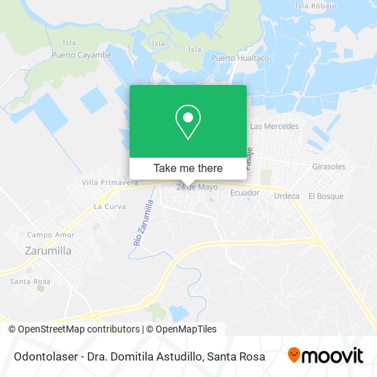 Odontolaser - Dra. Domitila Astudillo map