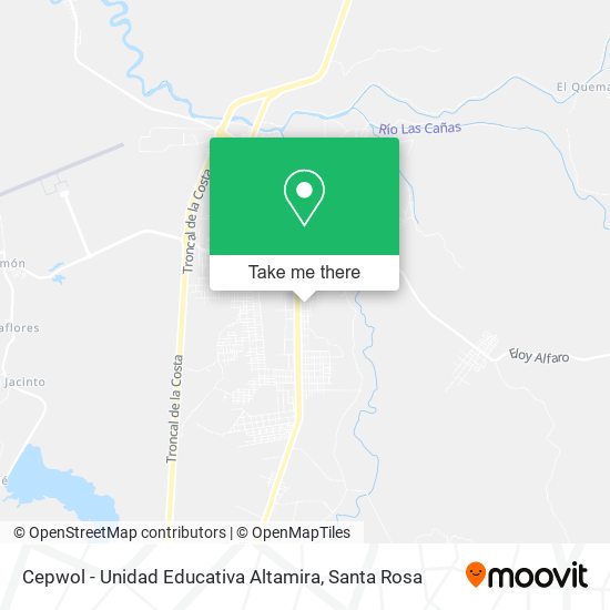 Mapa de Cepwol - Unidad Educativa Altamira