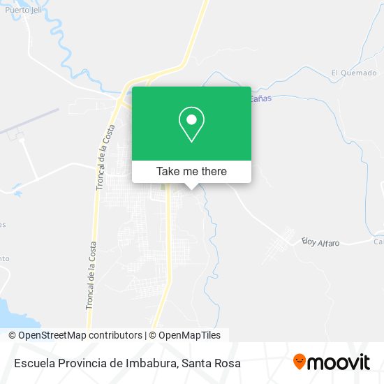 Escuela Provincia de Imbabura map