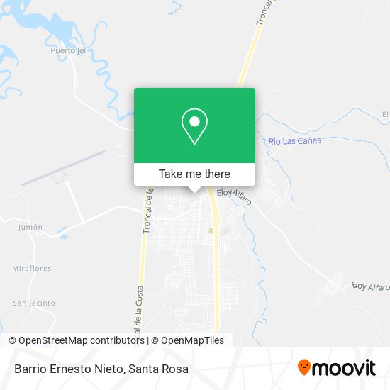 Barrio Ernesto Nieto map