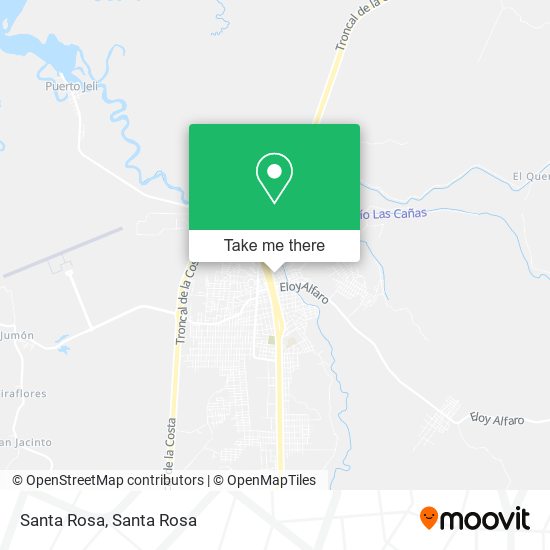 Santa Rosa map