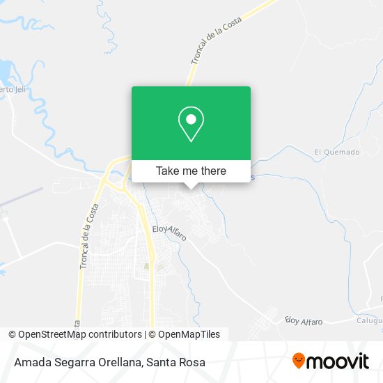 Amada Segarra Orellana map