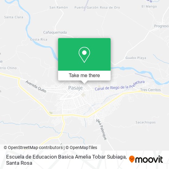 Escuela de Educacion Basica Amelia Tobar Subiaga map