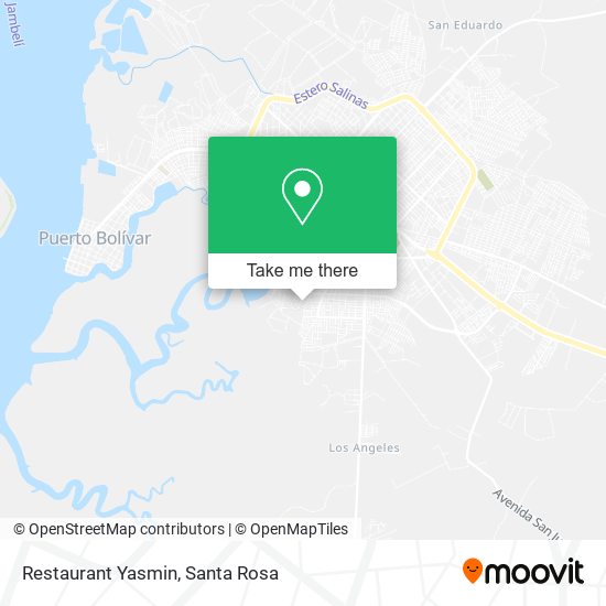Mapa de Restaurant Yasmin