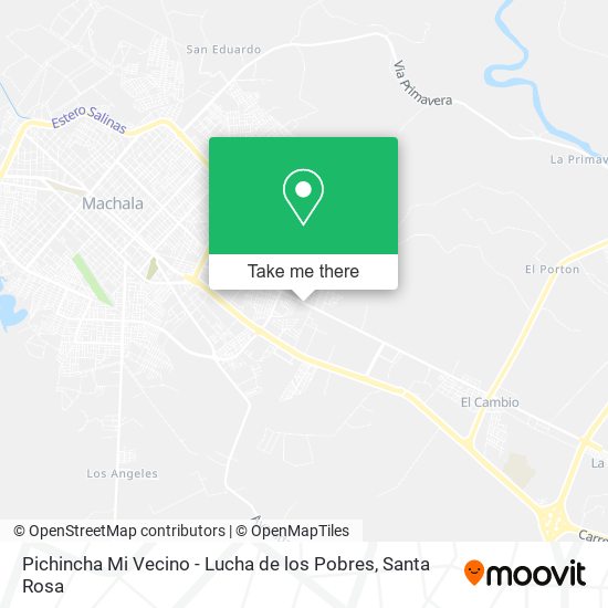 Mapa de Pichincha Mi Vecino - Lucha de los Pobres