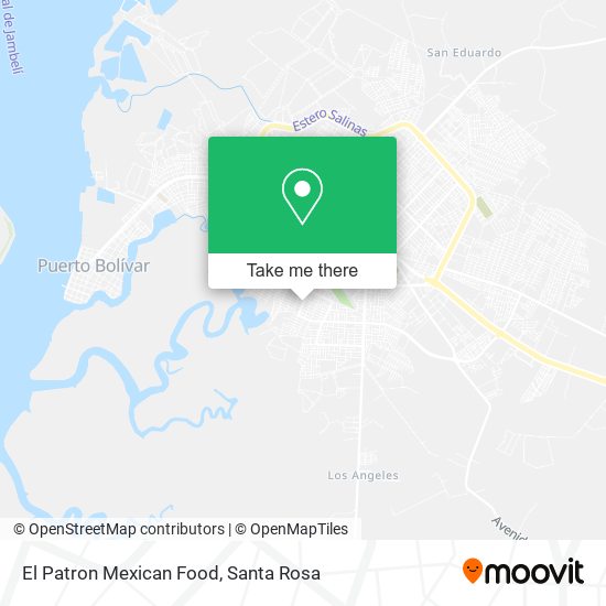 El Patron Mexican Food map