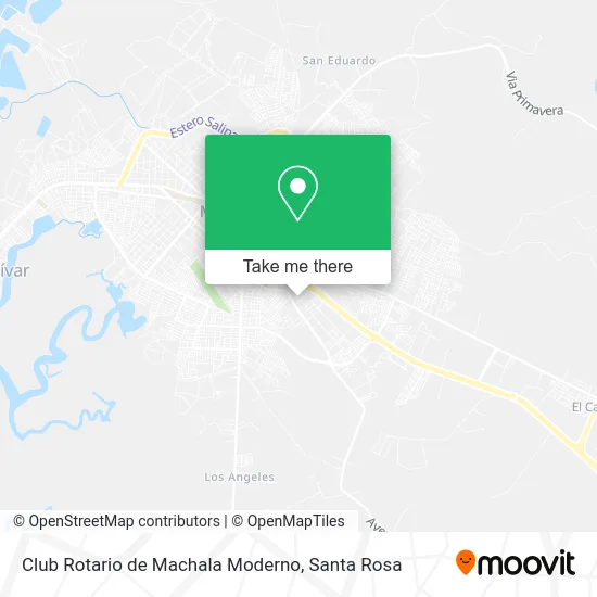 Club Rotario de Machala Moderno map