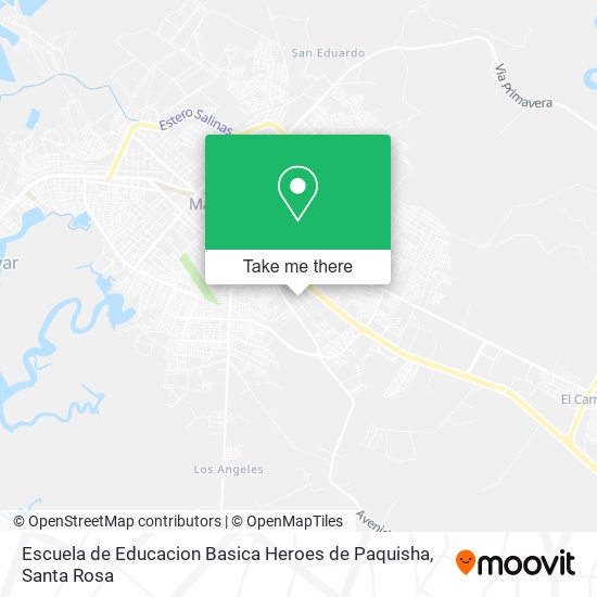 Escuela de Educacion Basica Heroes de Paquisha map