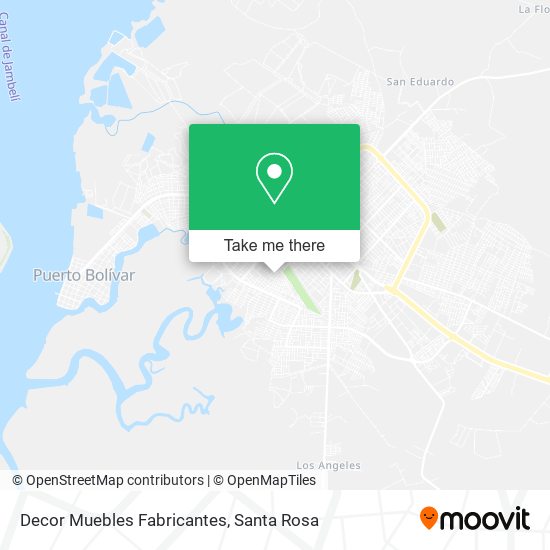 Decor Muebles Fabricantes map