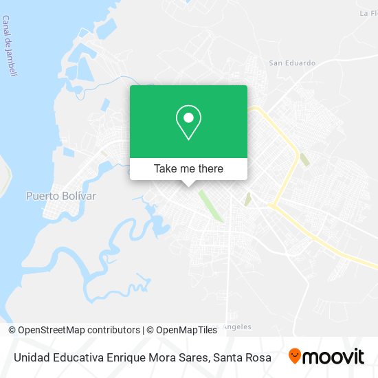 Unidad Educativa Enrique Mora Sares map