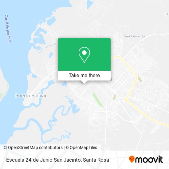 Escuela 24 de Junio San Jacinto map
