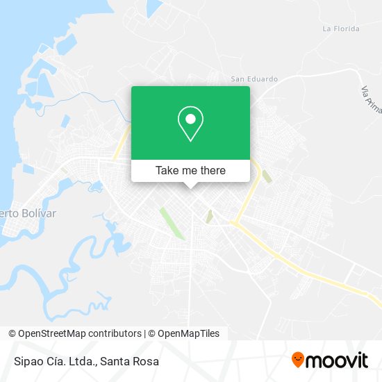 Mapa de Sipao Cía. Ltda.