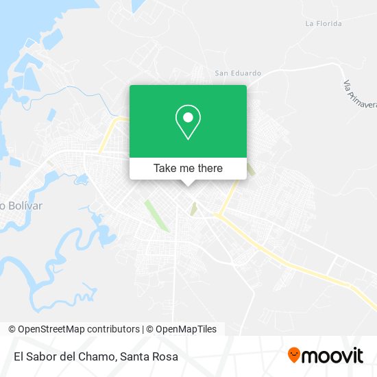 El Sabor del Chamo map