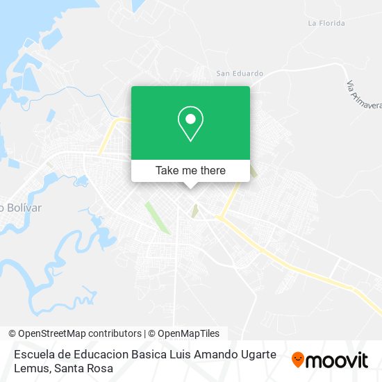 Mapa de Escuela de Educacion Basica Luis Amando Ugarte Lemus