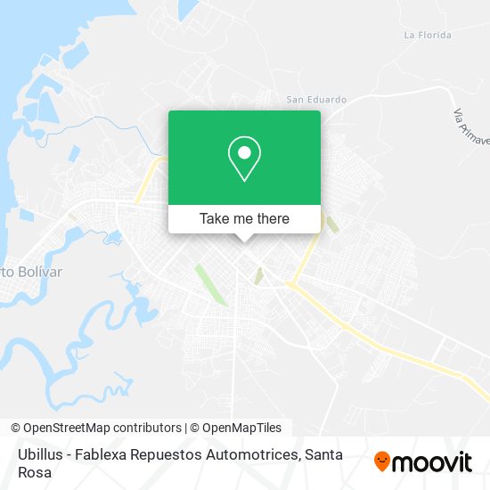 Mapa de Ubillus - Fablexa Repuestos Automotrices