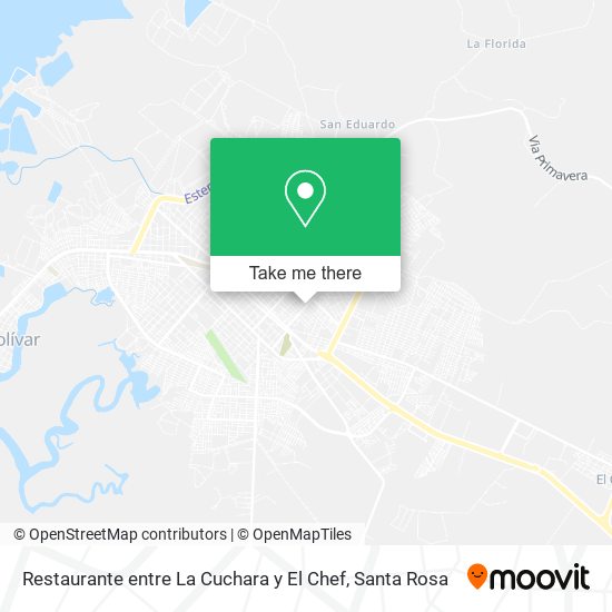 Mapa de Restaurante entre La Cuchara y El Chef