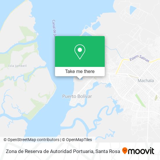Zona de Reserva de Autoridad Portuaria map