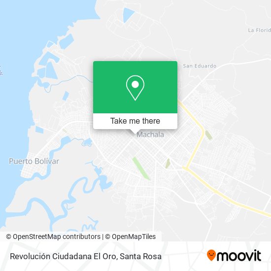 Revolución Ciudadana El Oro map