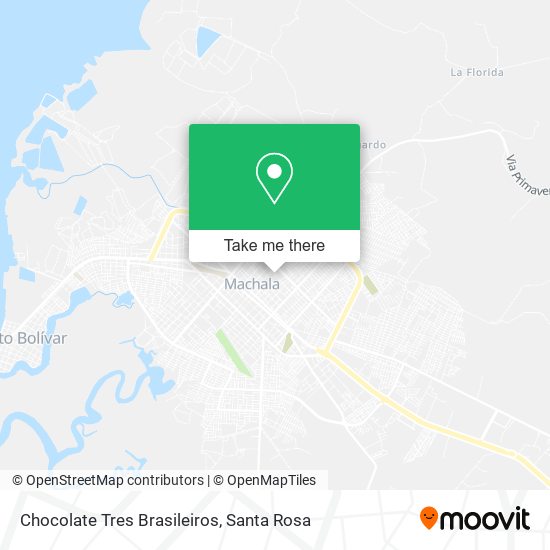 Mapa de Chocolate Tres Brasileiros