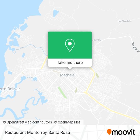Restaurant Monterrey map