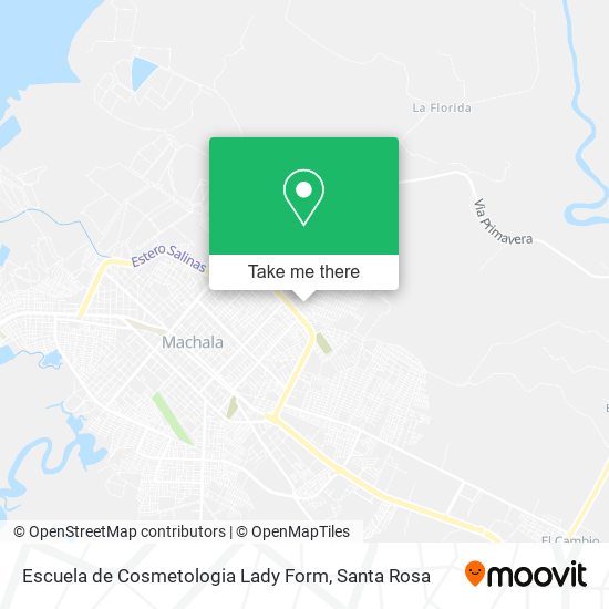 Escuela de Cosmetologia Lady Form map