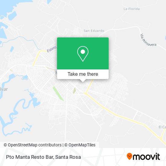 Pto Manta Resto Bar map