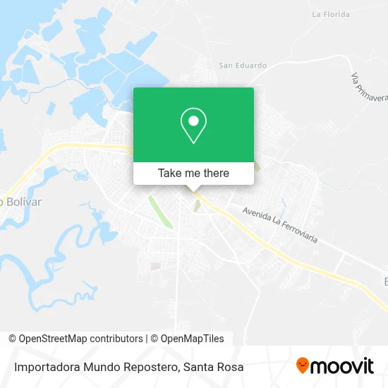Importadora Mundo Repostero map
