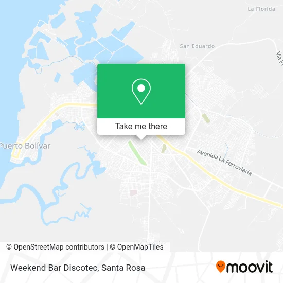Weekend Bar Discotec map