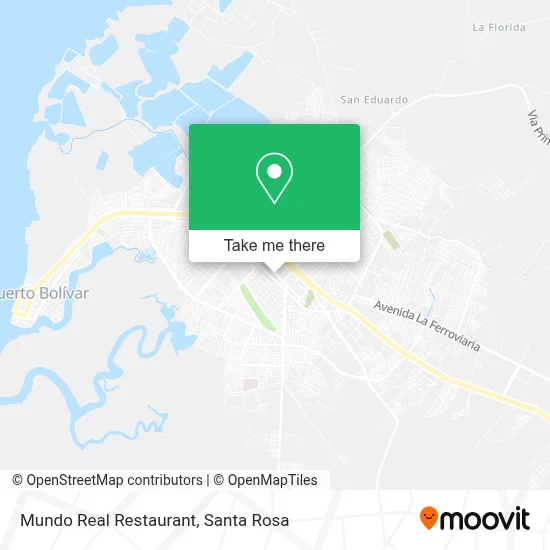 Mundo Real Restaurant map