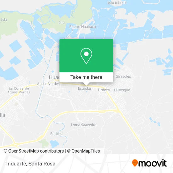 Induarte map