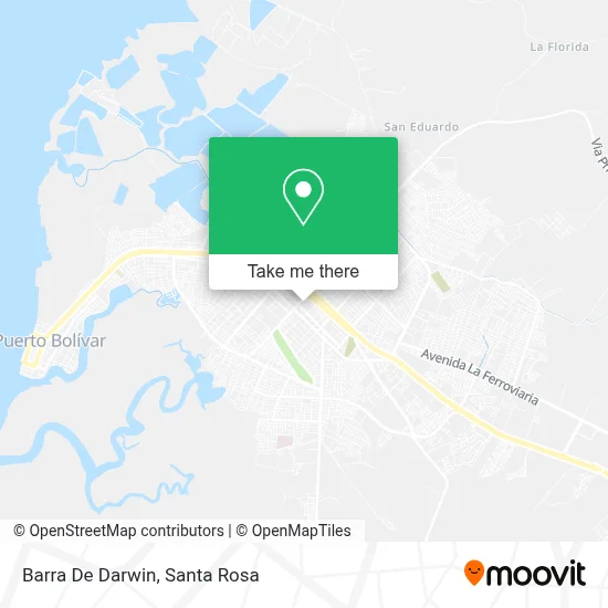 Barra De Darwin map
