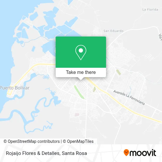 Rojaijo Flores & Detalles map