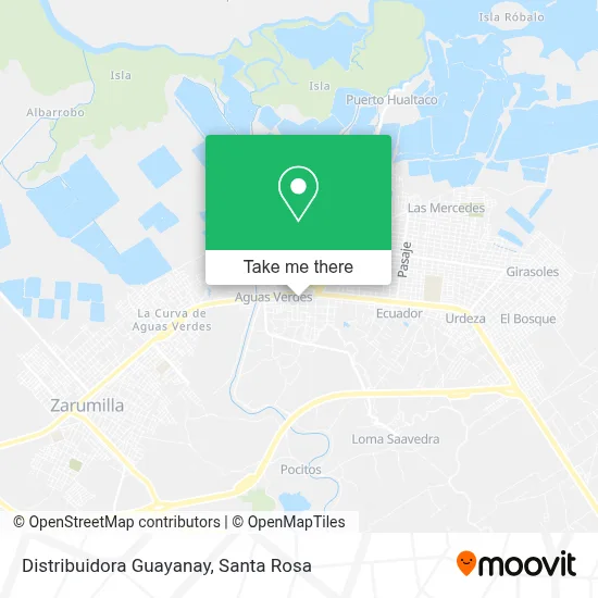 Distribuidora Guayanay map