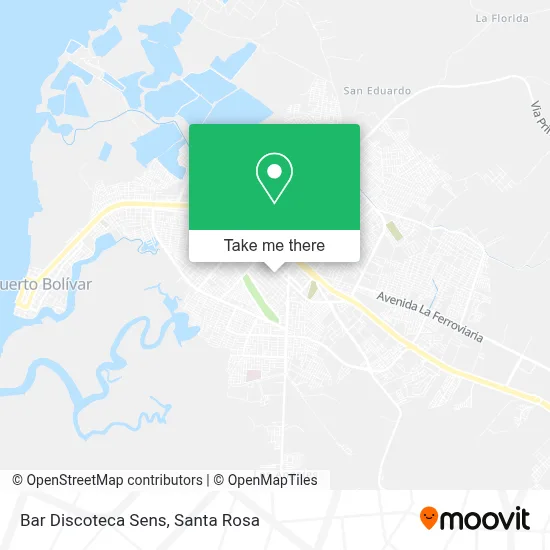 Bar Discoteca Sens map