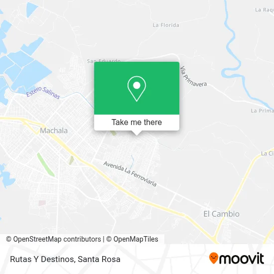 Rutas Y Destinos map