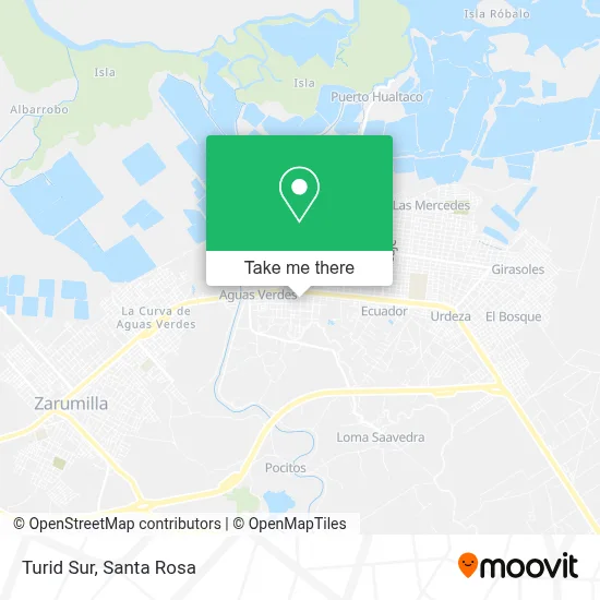 Turid Sur map