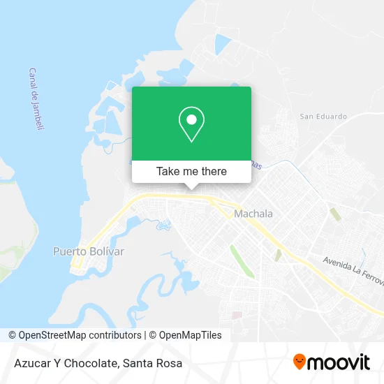 Azucar Y Chocolate map