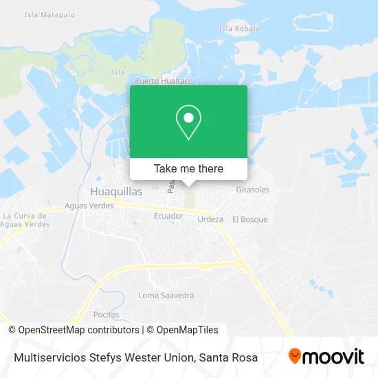 Multiservicios Stefys Wester Union map