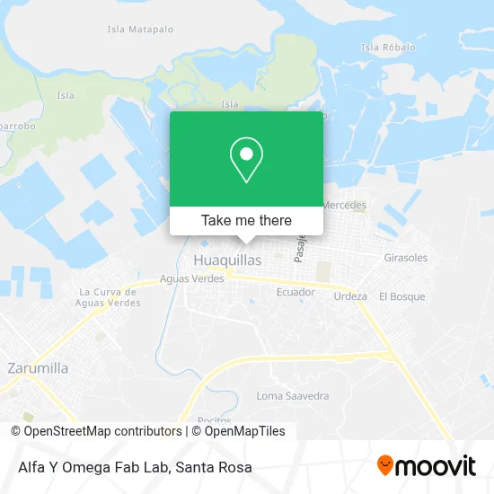 Alfa Y Omega Fab Lab map